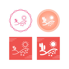 Desert Vector Icon