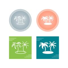 Island Vector Icon