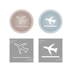 Flight Takeoff Vector Icon