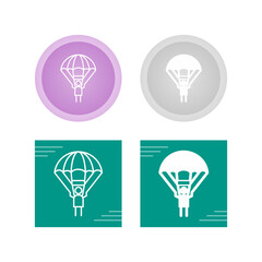 Parachuter Vector Icon