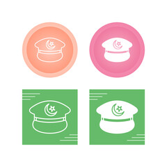 Military Hat Vector Icon