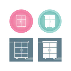 Shelves Cabinet Vector Icon