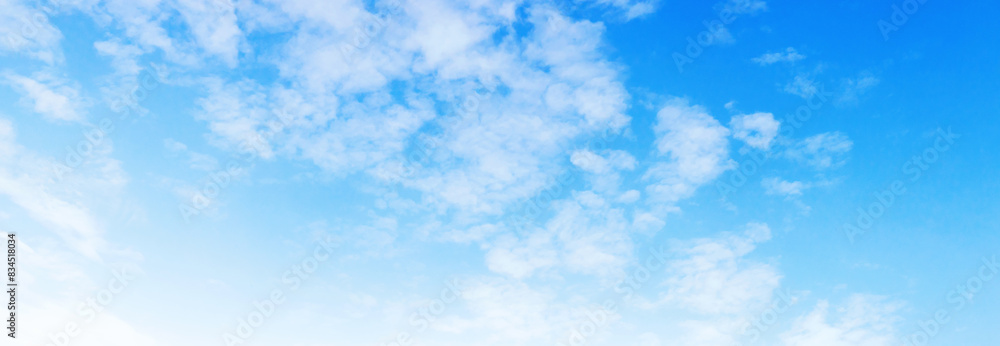 Wall mural clear blue sky with a few clouds