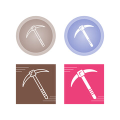 Obraz premium Pickaxe Vector Icon
