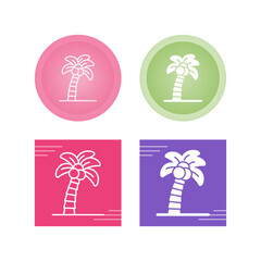 Palm Tree Vector Icon