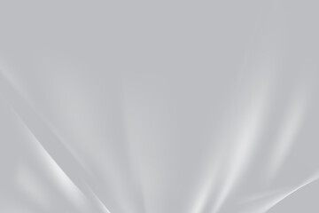 Curtain white wave and grey shadow. gray background on isolated with copy space.