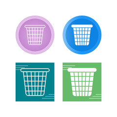 Trash Bin Vector Icon