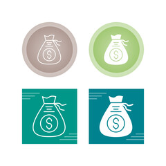 Money Bag Vector Icon