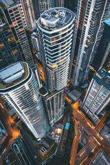 Fototapeta premium Exterior High Rise Building