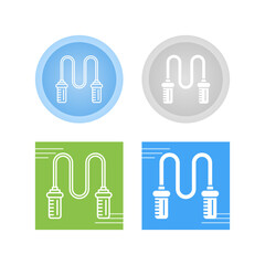 Jumping Rope Vector Icon