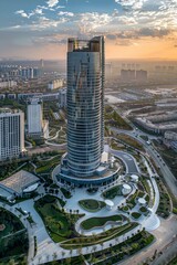 Exterior High Rise Building