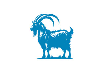 goat vector, transparent background.