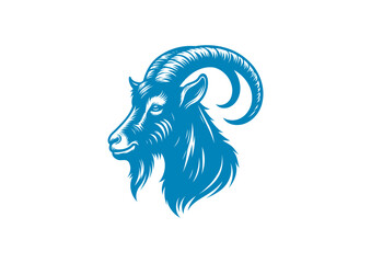 goat vector, transparent background.