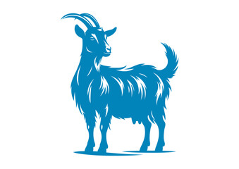 goat vector, transparent background.