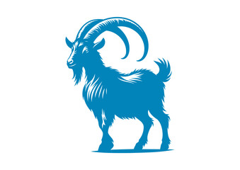 goat vector, transparent background.