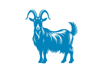goat vector, transparent background.