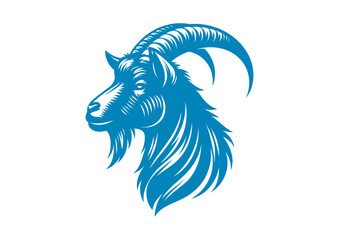 goat vector, transparent background.