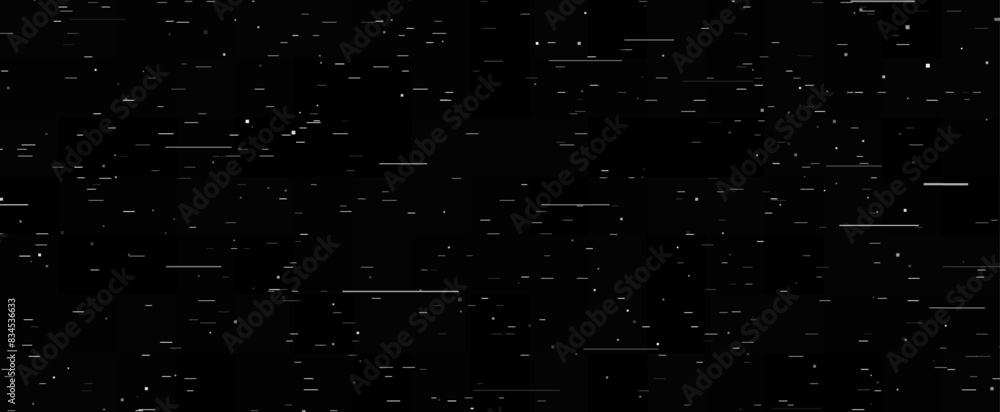 Aufkleber tv video noise texture template. rippled video tape background. glitch vhs pixel noise wallpaper. im