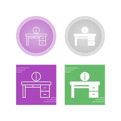 Information Desk Vector Icon