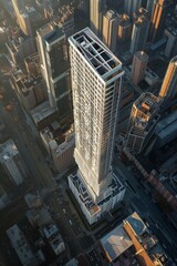 Fototapeta premium Exterior High Rise Building