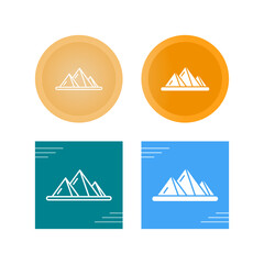 Pyramid Vector Icon