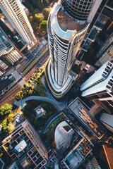 Fototapeta premium Exterior High Rise Building