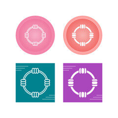 Hula Hoop Vector Icon