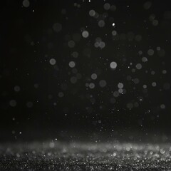 Obraz premium 黒背景/玉ボケ