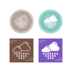 Rain Vector Icon