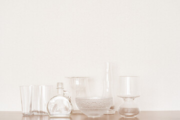 お気に入りのガラスの花瓶