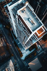 Naklejka premium Exterior High Rise Building