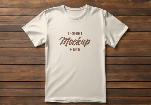 White Tshirt Mockup With Generative AI