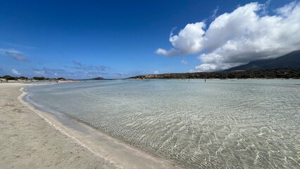 lake and sky Elafonisi