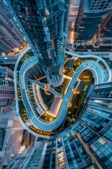 Obraz premium Exterior High Rise Building