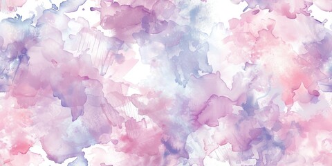 Delicate and Serene Watercolor Pattern with Soft Artistic Touch