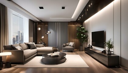 Decorate the room in modern style