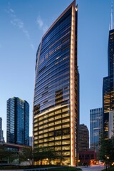 Fototapeta premium Exterior High Rise Building