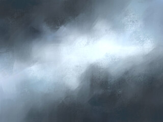 Fototapeta premium smoke and fog in the dark digital art for card decoration illustration 