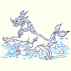  illustration fantasy horse vector for card illustration decoration