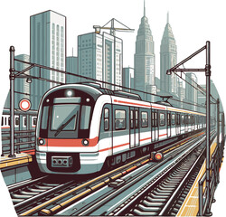 Fototapeta premium train in the station