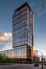 Fototapeta premium Exterior High Rise Building
