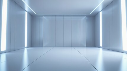 empty white room