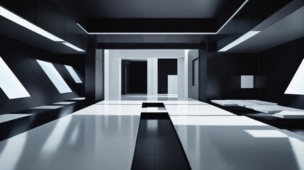 Obraz premium corridor in a building