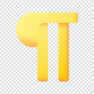 Pilcrow icon vector design in eps 10