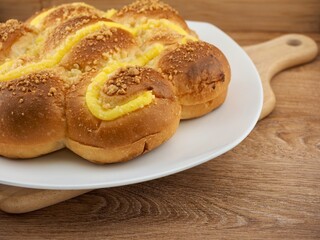 크림빵, 식사, 음식, 제빵