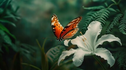 A butterfly is a flying flower, a symbol of transformation and beauty, gracing the world with its...