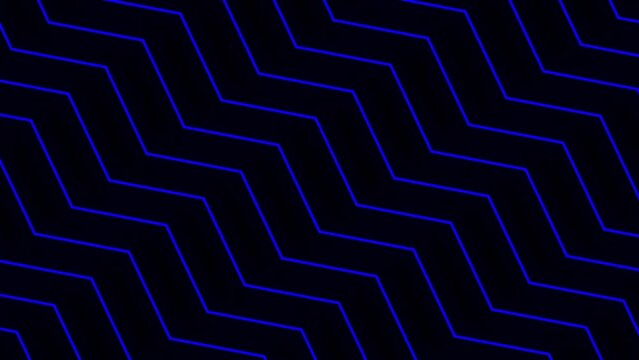 Animated zigzag blue line background

