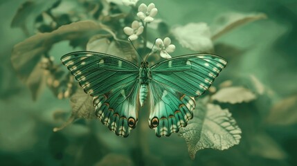 A butterfly is a flying flower, a symbol of transformation and beauty, gracing the world with its...