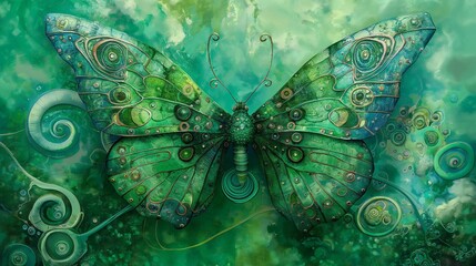 A butterfly is a flying flower, a symbol of transformation and beauty, gracing the world with its delicate, ephemeral presence
