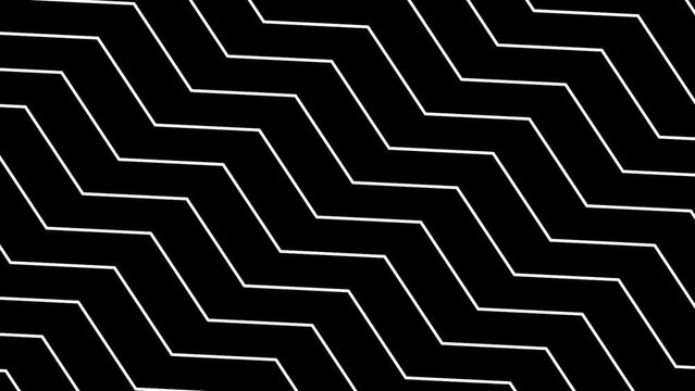 Animated&nbsp;zigzag white line background